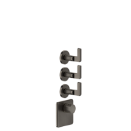 INCISO WELLNESS Partie extérieure Mitigeur thermostatique mural haut débit 3 sorties GESSI indépendantes GESSI SPA  - 2