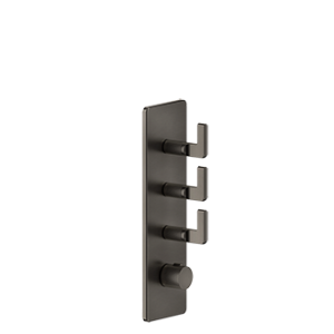 INCISO WELLNESS Partie extérieure Mitigeur thermostatique mural haut débit 3 sorties GESSI indépendantes GESSI SPA  - 2