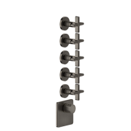 INCISO WELLNESS Parte esterna Miscelatore termostatico alta portata a parete 5 uscite indipendenti GESSI GESSI SPA  - 2