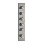 GESSI316 WELLNESS Partie extérieure Mitigeur thermostatique mural haut débit 5 sorties GESSI indépendantes GESSI SPA  - 2