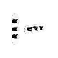 TONDO WELLNESS Externes Teil Wandmontierter Thermostatmischer mit hohem Durchfluss 5 Ausgänge Einzelauswahl GESSI GESSI SPA  - 2