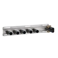 HI-FI Shelf Built-in part for five-function shelf thermostatic mixer, with 1/2 "GESSI connections GESSI SPA  - 1