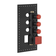 GESSI316 WELLNESS Concealed part High flow thermostatic mixer 3 independent GESSI outlets GESSI SPA  - 1