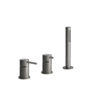 BATH316 3-Loch Wannenrandgruppe mit Umstellung, 1,5m Brauseschlauch und GESSI Antikalk-Handbrause GESSI SPA  - 2