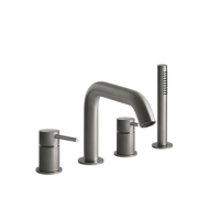 BATH316 Gruppo Bordo Vasca 4 fori con bocca di erogazione, deviatore, flessibile 1,5m e doccetta anticalcare GESSI GESSI SPA  - 