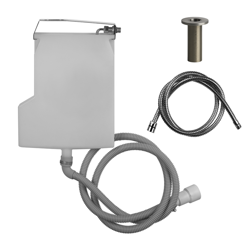 BATH316 Sistema di recupero acqua per flessibile doccetta bordo vasca, installazione su muretto GESSI GESSI SPA  - 2