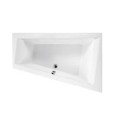 Era plus Bathtub  180X120/70 DX Hafro  Glossy White - Geromin HAFRO-GEROMIN - 1