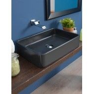 WASHBASIN MINIWASH 75X40 COUNTERTOP BLACK  S - Ceramica Flaminia MWL75NER CERAMICA FLAMINIA - 1