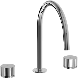 JO 3-Loch-Set Waschbecken mit festem Auslauf Chrom - Paffoni JO 053 CR RUBINETTERIA PAFFONI - 1