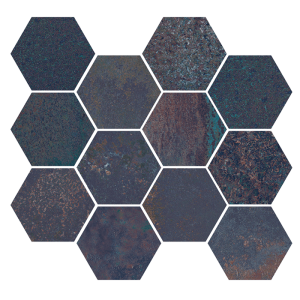 CORTEN SAPPHIRE NAT MOSAIK HEX 30X28 - APARICI APARICI CERAMICA - 1