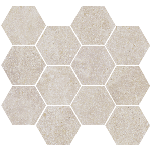LITHOPS IVORY NAT MOSAIK HEX 30X28 - APARICI APARICI CERAMICA - 1