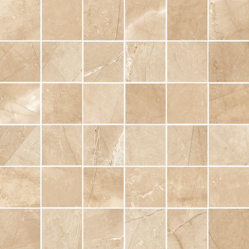 Pulpis Mosaique 4,7x4,7 Beige Poli Decor 30x30 - CERDOMUS 73726 CERDOMUS - 1