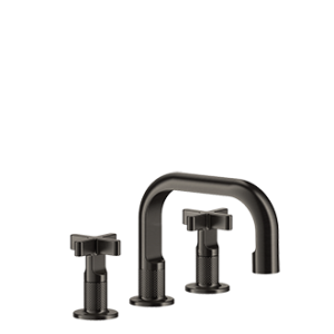 INCISO+ 3-hole basin mixer with waste and GESSI connection hoses