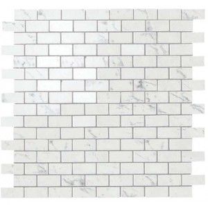 Marvel Carrara P. Mosaico Lapp. Burattato 29,8X29,8cm AS34 Atlas Concorde CERAMICHE ATLAS CONCORDE - 1