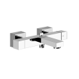RETTANGOLO K Externer thermostatischer Wannenmischer mit automatischer Wannen-/Brauseumstellung GESSI