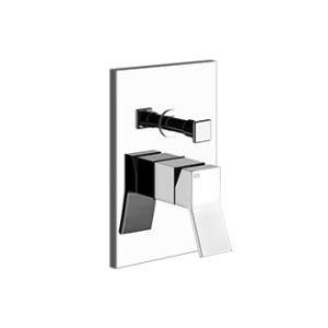 RETTANGOLO K Außenteil 2-Wege-Wandbatterie mit GESSI Bad / Dusche automatischer Umstellung