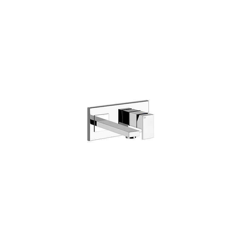 RETTANGOLO Parte esterna Miscelatore a parete bocca lunghezza personalizzata senza scarico GESSI