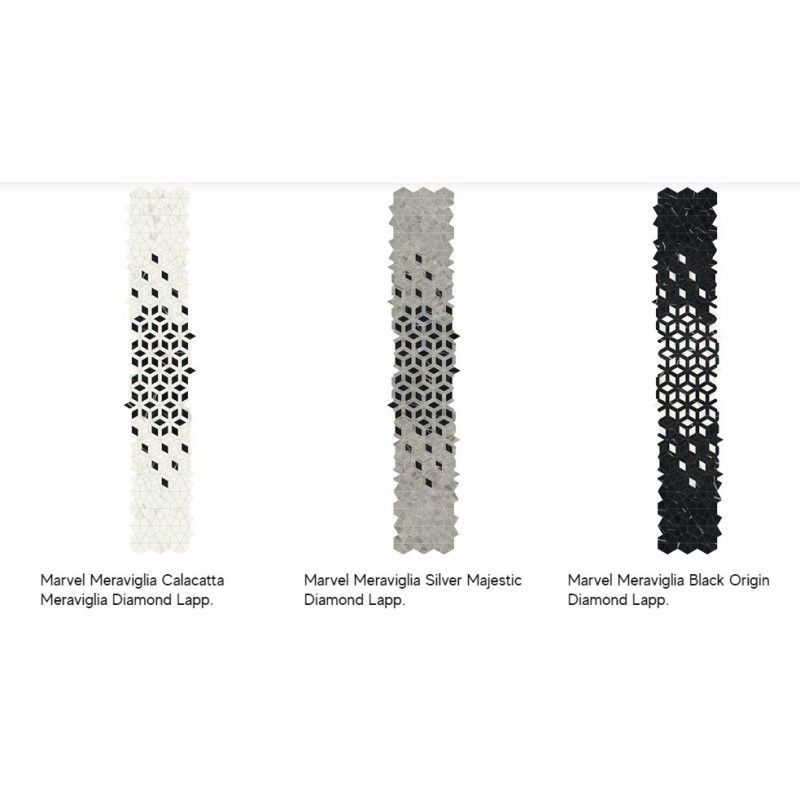 MARVEL MERAVIGLIA SILVER MAJESTIC DIAMOND GELAEPPT 46,6X284,6 - ATLAS CONCORDE AJQ7 CERAMICHE ATLAS CONCORDE - 1