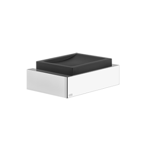 RETTANGOLO ACCESSORIES Porta sapone a parete nero GESSI