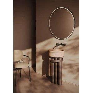 Struttura 3 tubi in metallo per lavabi appoggio con piletta cromo filettata inclusa CHURCH Artceram ARTCERAM - 3