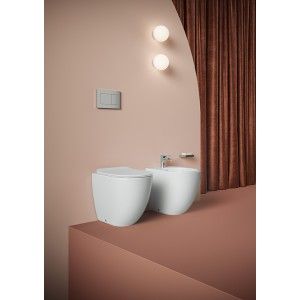 FLOOR-MOUNTED WC FLUSH TO THE WALL WITH VORTICE FILE 2.0 THE.REEL 37x52 ARTCERAM ARTCERAM - 1