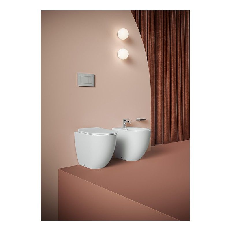 FLOOR-MOUNTED WC FLUSH TO THE WALL WITH VORTICE FILE 2.0 THE.REEL 37x52 ARTCERAM ARTCERAM - 1