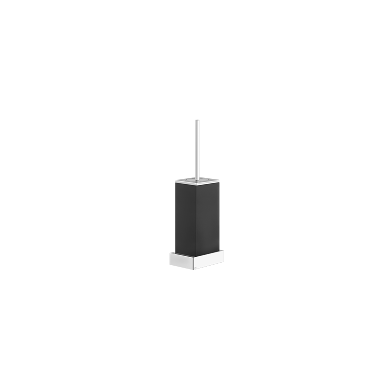 RETTANGOLO ACCESSORIES GESSI black wall-mounted toilet brush holder
