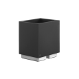 RETTANGOLO ACCESSORIES GESSI schwarzes Standglas