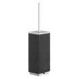 RETTANGOLO ACCESSORIES GESSI schwarzer freistehender Toilettenbürstenhalter