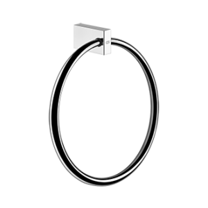 RETTANGOLO ACCESSORIES Wall-mounted ring towel holder GESSI