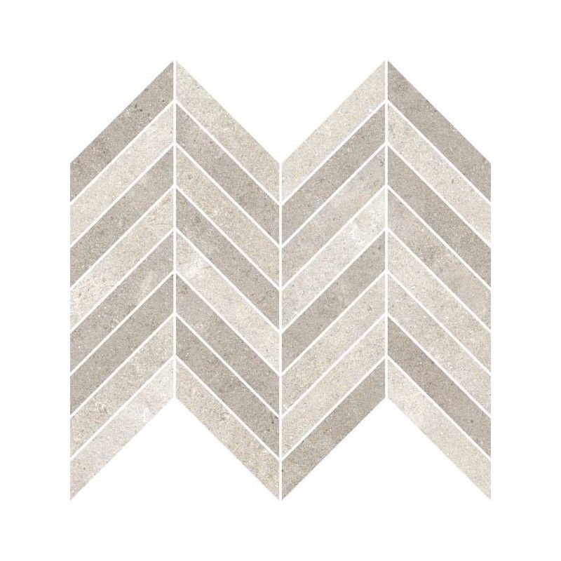 COQUILLE 26x32,5 CHAUD MOSAICO CHEVRON MATT-PRO RETTIFICATO - REFIN RA41 REFIN - 1