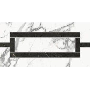 PRESTIGIO 15x30 STATUARIO APUANO GLOSSY FASCIA MINIMAL SQ - REFIN RB48 REFIN - 1