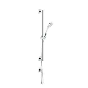 RILIEVO Sliding rail with water connection, anti-lime hand shower and 1.5m flexible hose GESSI
