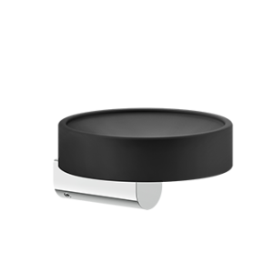 RILIEVO ACCESSORIES Porta sapone a parete nero GESSI