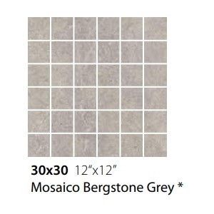BERGSTONE 30x30 MOSAICO  GREY - CERAMICA SANT'AGOSTINO CSAMBEGR30 CERAMICA SANT'AGOSTINO - 1
