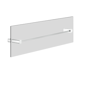 RILIEVO ACCESSORIES Maniglia e portasalvietta per vetro 45cm GESSI