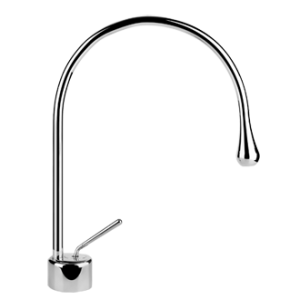 GOCCIA Miscelatore Lavabo bocca media senza scarico con flessibili di collegamento GESSI