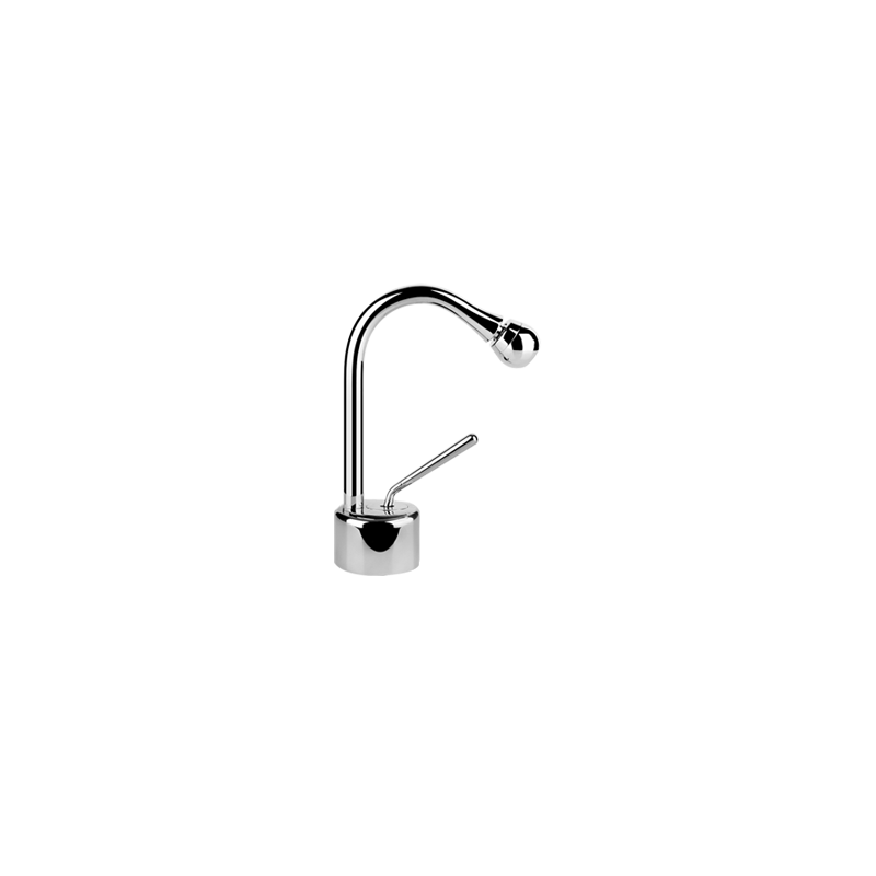GOCCIA Bidet mixer without waste with GESSI connection hoses