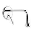 GOCCIA External part Wall-mounted short spout mixer without waste GESSI
