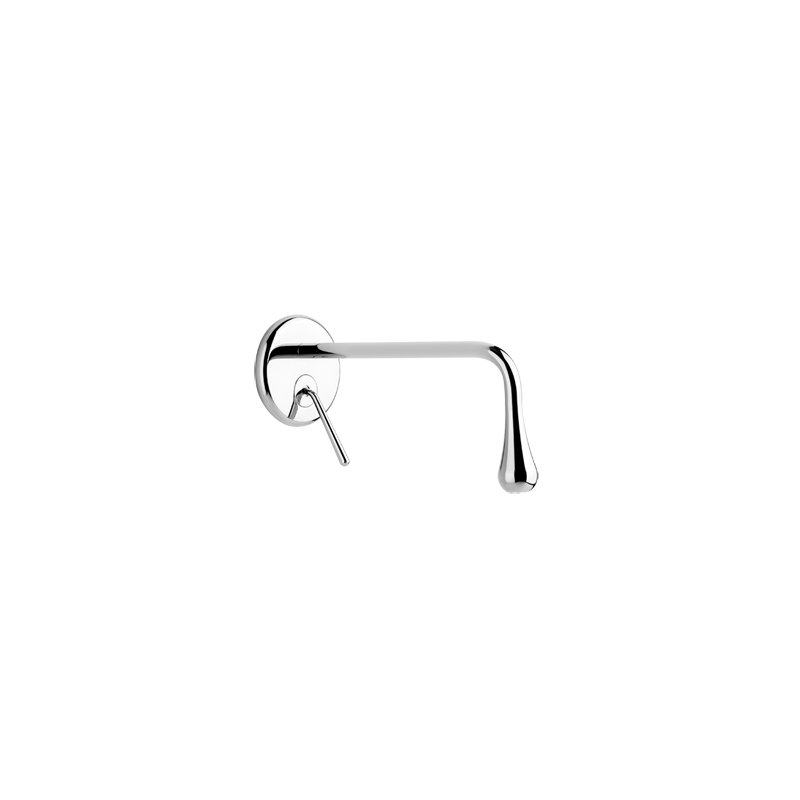 GOCCIA External part Wall-mounted long spout mixer without waste GESSI