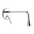 GOCCIA External part Wall-mounted long spout mixer without waste GESSI