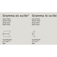 WATERFALL GRAMMA 16,9x39,2 DX DARK FLOW NAT - LEA CERAMICA LGZWFD0 LEA CERAMICHE - 1