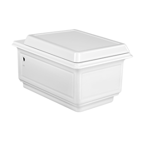 TOTAL LOOK Vase céramique mural (6 litres) avec siphon GESSI intégré