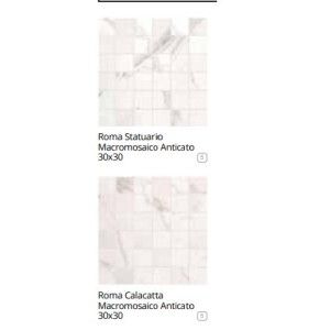 ROMA STATUARIO MACROMOSAICO 30X30 ANTICATO - FAP CERAMICHE fLZ9 FAP CERAMICHE - 1