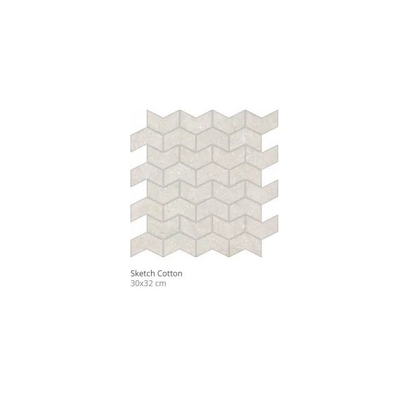 STONE LIFE SKETCH COTTON MOSAIQUE 30X32 - CONTEMPORARY DESIGN FLORIM  779348 CONTEMPORARY DESIGN FLORIM - 1