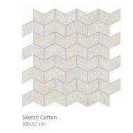 STONE LIFE SKETCH COTTON MOSAIQUE 30X32 - CONTEMPORARY DESIGN FLORIM  779348 CONTEMPORARY DESIGN FLORIM - 1