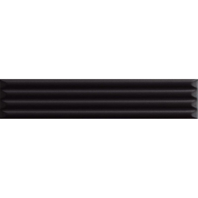 UP 25x5 UP Cannettato Black MATTE - LA FABBRICA AVA 192122 LA FABBRICA AVA - 1