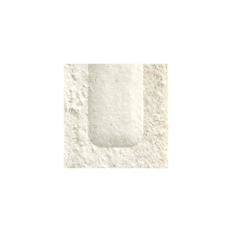 MINIATURE  FORNACE FORMELLA BIANCO MINERALE 6x24 - CERAMICHE MARCA CORONA J419 CERAMICHE MARCA CORONA  - 1