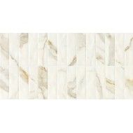 MINIATURE SCULTOREA CALACATTA ORO FINO VELVET 6x24 - CERAMICHE MARCA CORONA J476 CERAMICHE MARCA CORONA  - 1