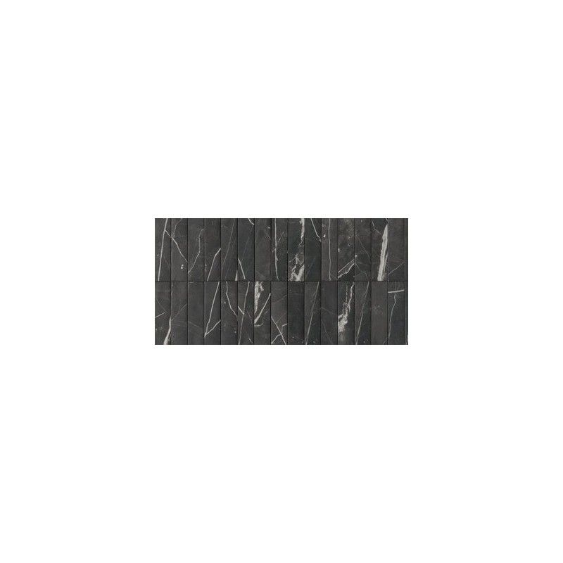 MINIATURE SCULTOREA DARK DIAMOND VELVET 6x24 - CERAMICHE MARCA CORONA J479 CERAMICHE MARCA CORONA  - 1